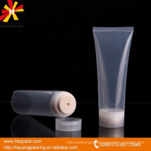 200ml clear tube with sponge head cap for makeup foundation